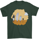 Storage Evolution Retro SSD CD Flash Drive PC Mens T-Shirt 100% Cotton Forest Green