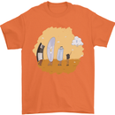 Storage Evolution Retro SSD CD Flash Drive PC Mens T-Shirt 100% Cotton Orange