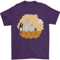 Storage Evolution Retro SSD CD Flash Drive PC Mens T-Shirt 100% Cotton Purple