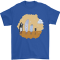 Storage Evolution Retro SSD CD Flash Drive PC Mens T-Shirt 100% Cotton Royal Blue