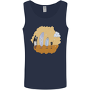 Storage Evolution Retro SSD CD Flash Drive PC Mens Vest Tank Top Navy Blue