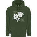 Storage Father Flash Drive CD ROM Floppy Childrens Kids Hoodie Forest Green