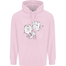 Storage Father Flash Drive CD ROM Floppy Childrens Kids Hoodie Light Pink