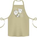 Storage Father Flash Drive CD ROM Floppy Cotton Apron 100% Organic Khaki