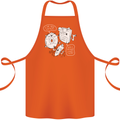 Storage Father Flash Drive CD ROM Floppy Cotton Apron 100% Organic Orange