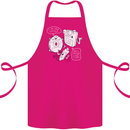 Storage Father Flash Drive CD ROM Floppy Cotton Apron 100% Organic Pink