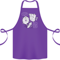 Storage Father Flash Drive CD ROM Floppy Cotton Apron 100% Organic Purple
