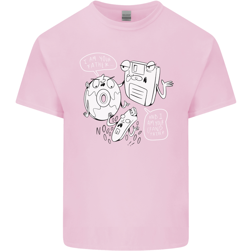 Storage Father Flash Drive CD ROM Floppy Kids T-Shirt Childrens Light Pink