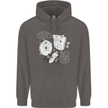 Storage Father Flash Drive CD ROM Floppy Mens 80% Cotton Hoodie Charcoal