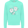 Storage Father Flash Drive CD ROM Floppy Mens Sweatshirt Jumper Peppermint