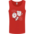 Storage Father Flash Drive CD ROM Floppy Mens Vest Tank Top Red