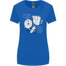 Storage Father Flash Drive CD ROM Floppy Womens Wider Cut T-Shirt Royal Blue