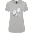 Storage Father Flash Drive CD ROM Floppy Womens Wider Cut T-Shirt Sports Grey