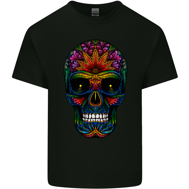 Sugar Skull Kids T-Shirt Childrens Black