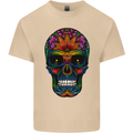 Sugar Skull Mens Cotton T-Shirt Tee Top Sand