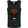 Sugar Skull Mens Vest Tank Top Black