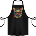 Summer Vibes Chihuahua Cotton Apron 100% Organic Black