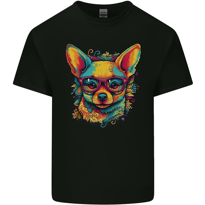 Summer Vibes Chihuahua Kids T-Shirt Childrens Black