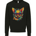 Summer Vibes Chihuahua Mens Sweatshirt Jumper Black