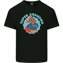 Super Grandma Funny Grandparents Day Kids T-Shirt Childrens Black