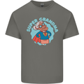 Super Grandma Funny Grandparents Day Kids T-Shirt Childrens Charcoal