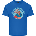 Super Grandma Funny Grandparents Day Kids T-Shirt Childrens Royal Blue