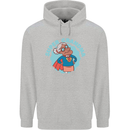 Super Grandma Funny Grandparents Day Mens 80% Cotton Hoodie Sports Grey