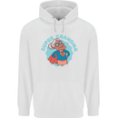 Super Grandma Funny Grandparents Day Mens 80% Cotton Hoodie White