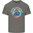 Super Grandma Funny Grandparents Day Mens Cotton T-Shirt Tee Top Charcoal