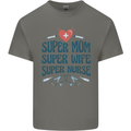 Super Mom Wife Nurse Mothers Day Gift Kids T-Shirt Childrens Charcoal