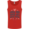 Super Mom Wife Nurse Mothers Day Gift Mens Vest Tank Top Red