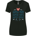 Super Mom Wife Nurse Mothers Day Gift Womens Wider Cut T-Shirt Black