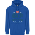 Super Mum Wife Nurse Mothers Day Gift Childrens Kids Hoodie Royal Blue