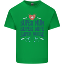Super Mum Wife Nurse Mothers Day Gift Kids T-Shirt Childrens Irish Green