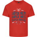 Super Mum Wife Nurse Mothers Day Gift Kids T-Shirt Childrens Red