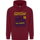 Supercross MotoX Dirt Bike Motocross Childrens Kids Hoodie Maroon