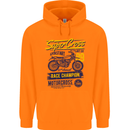 Supercross MotoX Dirt Bike Motocross Childrens Kids Hoodie Orange