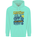 Supercross MotoX Dirt Bike Motocross Childrens Kids Hoodie Peppermint