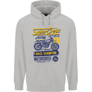 Supercross MotoX Dirt Bike Motocross Childrens Kids Hoodie Sports Grey