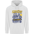 Supercross MotoX Dirt Bike Motocross Childrens Kids Hoodie White