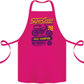 Supercross MotoX Dirt Bike Motocross Cotton Apron 100% Organic Pink