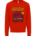 Supercross MotoX Dirt Bike Motocross Kids Sweatshirt Jumper Bright Red