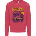 Supercross MotoX Dirt Bike Motocross Kids Sweatshirt Jumper Heliconia