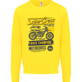Supercross MotoX Dirt Bike Motocross Kids Sweatshirt Jumper Yellow