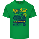 Supercross MotoX Dirt Bike Motocross Kids T-Shirt Childrens Irish Green