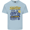 Supercross MotoX Dirt Bike Motocross Kids T-Shirt Childrens Light Blue
