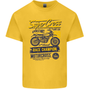 Supercross MotoX Dirt Bike Motocross Kids T-Shirt Childrens Yellow