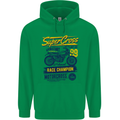 Supercross MotoX Dirt Bike Motocross Mens 80% Cotton Hoodie Irish Green
