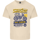 Supercross MotoX Dirt Bike Motocross Mens Cotton T-Shirt Tee Top Natural