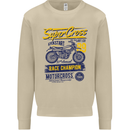Supercross MotoX Dirt Bike Motocross Mens Sweatshirt Jumper Sand